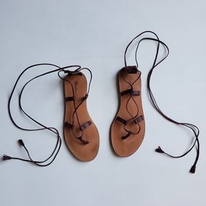 Madewell Boardwalk Lace Up Sandal